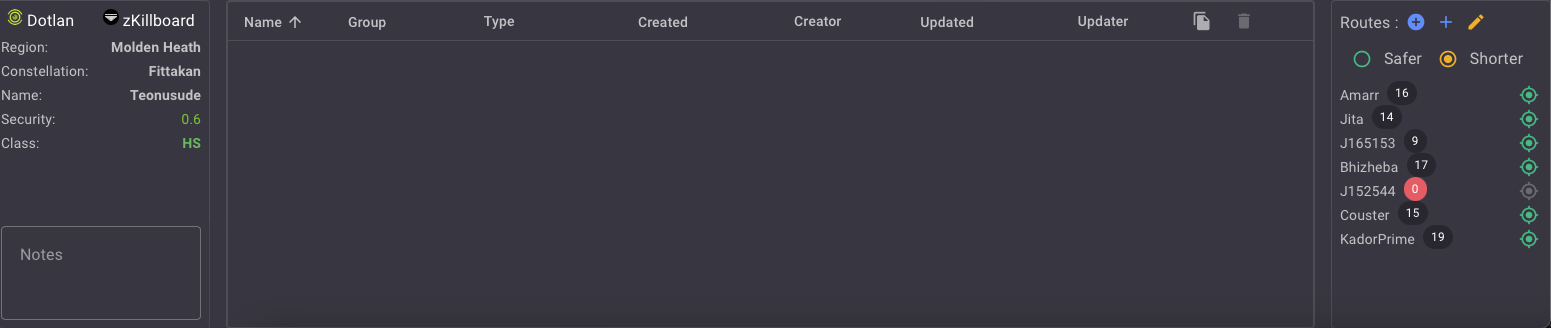 System Infos, Signature, and Route Planner Modules