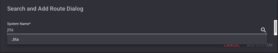 Search System Dialog - Jita